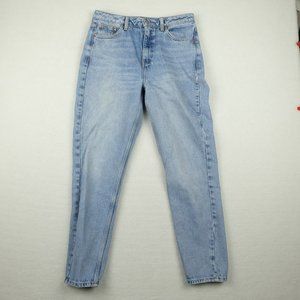 Topshop Womens Blue Jeans 30x27 Mom Lightwash. Fit more like a size 8 than a 10